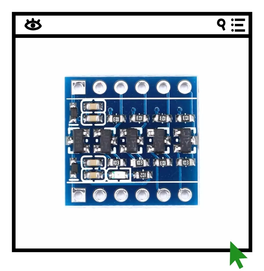 

10 шт. 4-канальные преобразователи уровней IIC UART SPI TTL с двунаправленной передачей данных, 3.3V-5V/5V-3.3V
