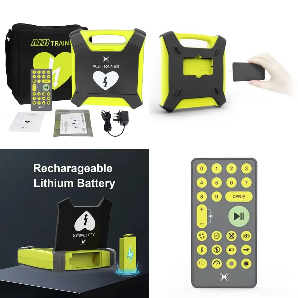 Wholesale 120GA Trainer Remote Control Plastic First Aid Training Emergency Medical Supplies Rechargeable Battery