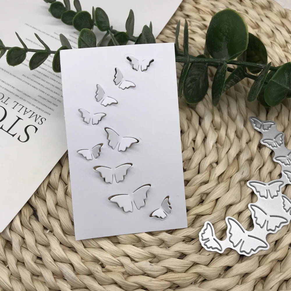 

1 шт. новые металлические штампы для резки, форма для украшения бабочки, скрапбукинг, лезвие для рукоделия, трафареты, штампы