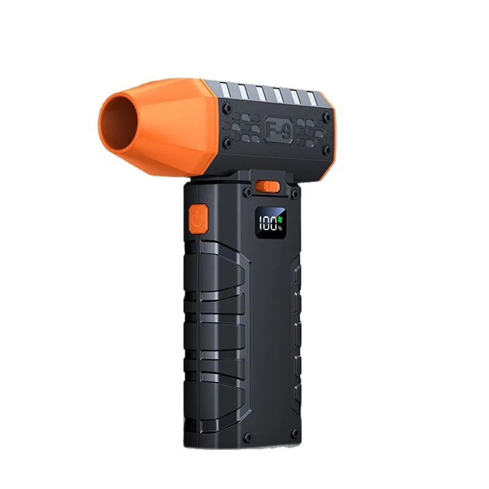

80000 RPM Handheld Violent Turbo Fan LED Display 100 Speed Adjustable Powerful Dust Blower Lighting Lamp Powerful Airflow