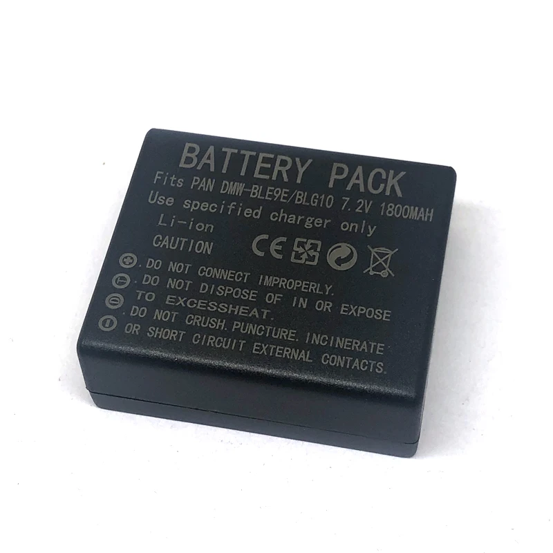 DMW-BLE9 DMW-BLG10 BLE9E BLG10E Battery for Panasonic LUMIX GF3 GF5 GF6 GX7 LX100 GX80 GX85 TZ100 GX9 TZ80 TZ90 SZ60 ZS70 ZS100