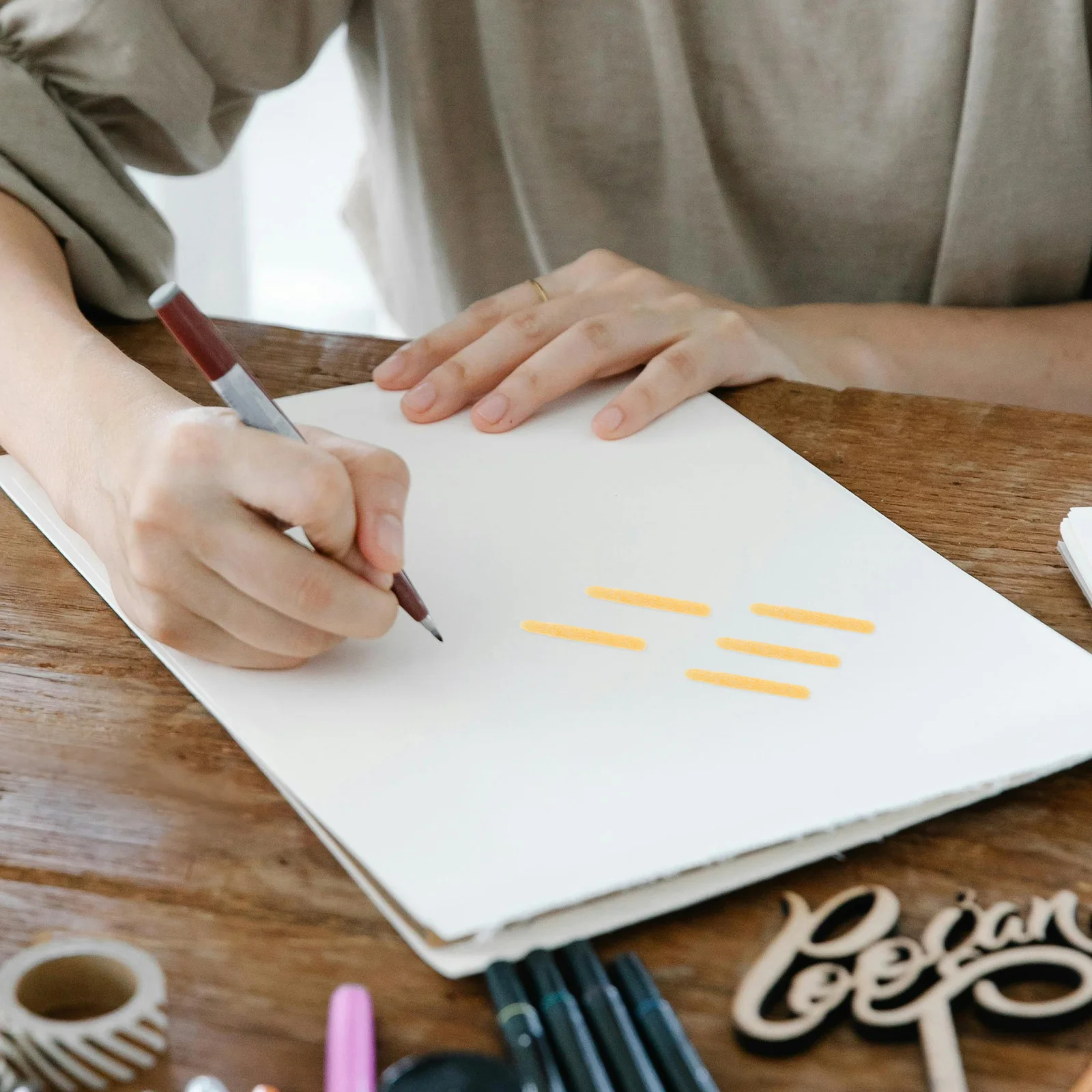 20 قطعة من ألياف البوليستر البديلة لعلامات الطلاء طرف رفيع كتابة الرسم بمناسبة 3 مللي متر علامات الطلاء طرف رفيع #4