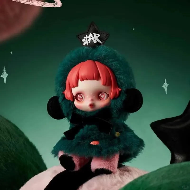 جديد Skullpanda حقيقية الشتاء سيمفونية سلسلة الفينيل صندوق أعمى بولي كلوريد الفينيل Kawaii أنيمي الشكل قلادة جمع لطيف ألعاب الدمى الهدايا