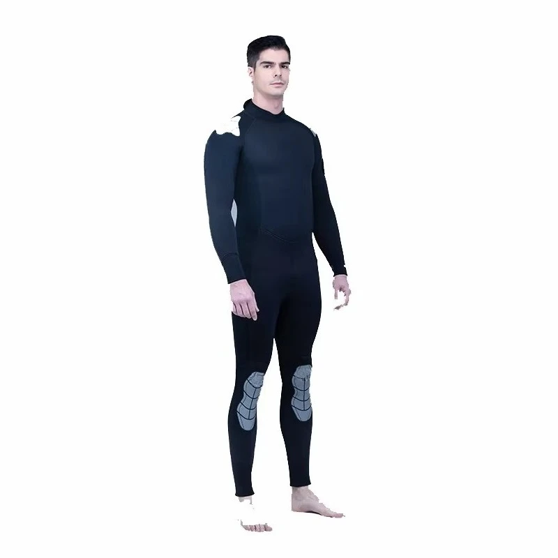 Lady Full Black Diving Suit Surfing Snorkeling Clothing Long Sleeve 3mm Wetsuit Men