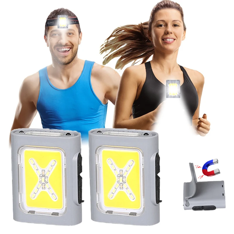 

Rechargeable LED Headlamp, Induction led Light,Super Bright Head Flashlight With Magnet for Work Hiking Fishing Running Camping