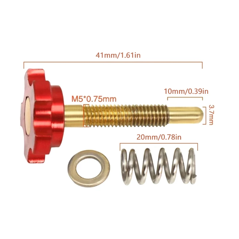 New Carburetor Air Fuel Mixture Idle Speed Adjuster Screw Kit For PWK Carb Motorcycle Modification Accessories