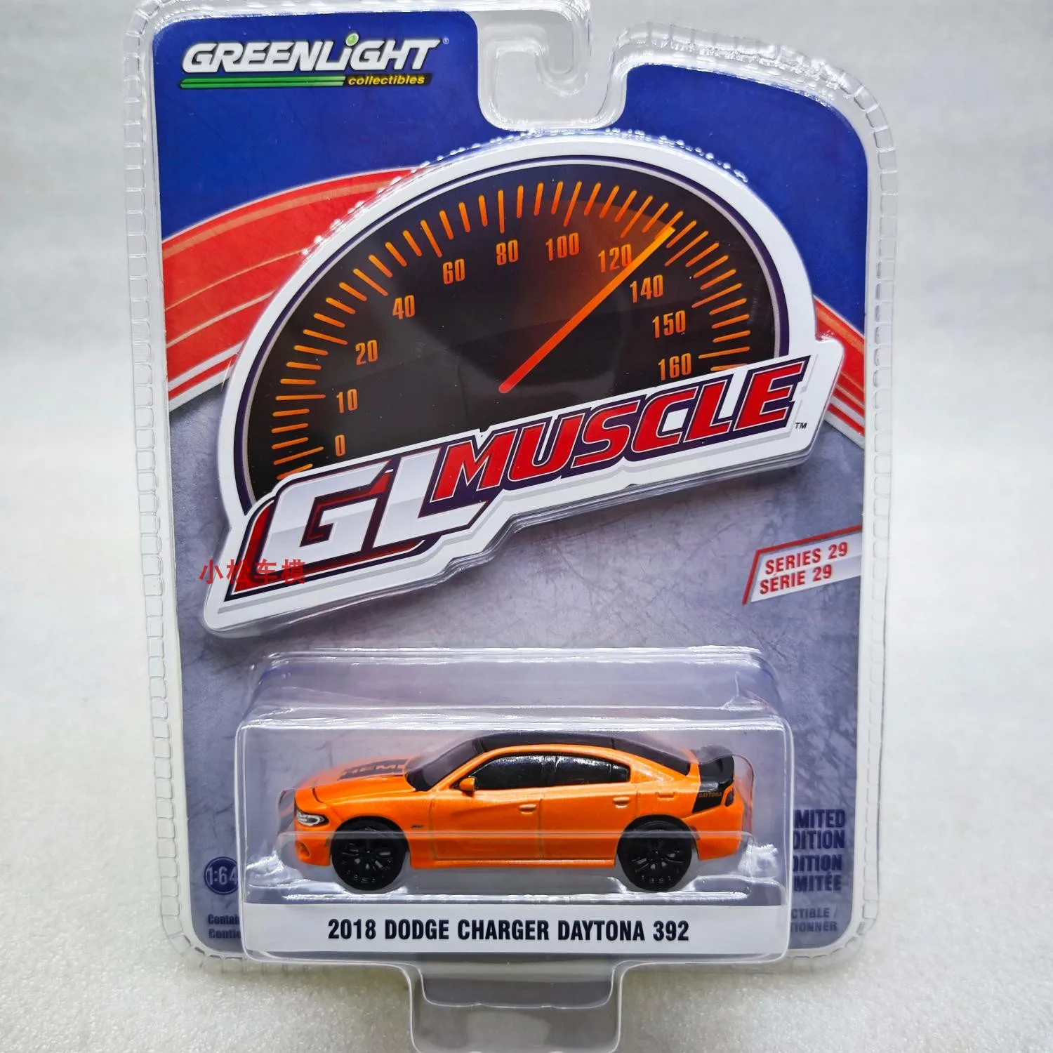 1:64 سلسلة العضلات 29-2018 دودج سباق هورس دايتونا 392- مقتنيات نموذج السيارة المتقدمة Go Mango