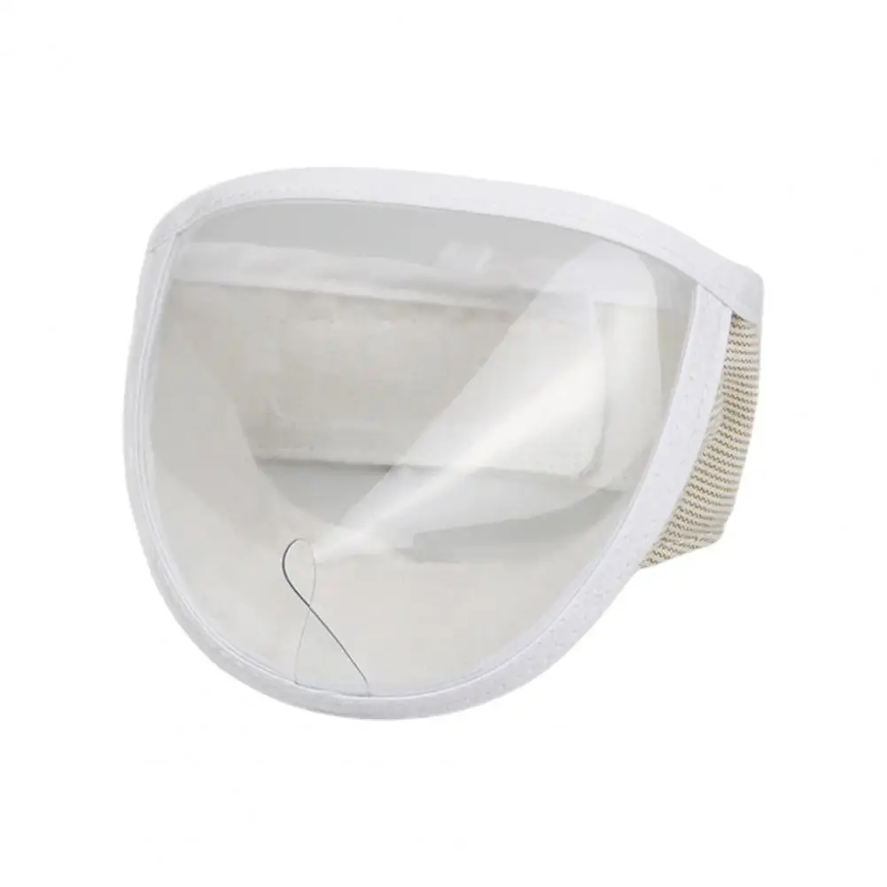 Grooming Muzzle  Helpful Prevent Infection Cat Transparent Muzzle  Polyester Pet Headgear