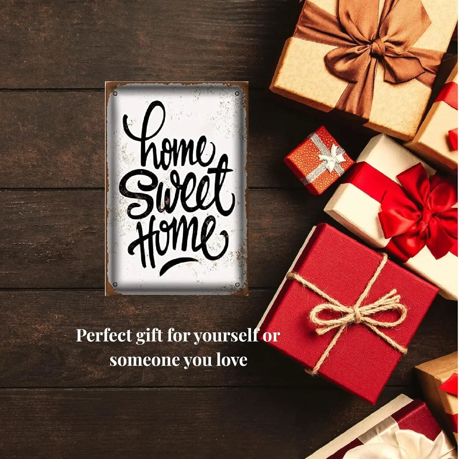 الرجعية تين تسجيل المعادن المشارك خمر جدار ديكور المنزل الحلو المنزل للحانة المطاعم مقهى نادي اللوحة رجل الكهف جدار 8x12 #3