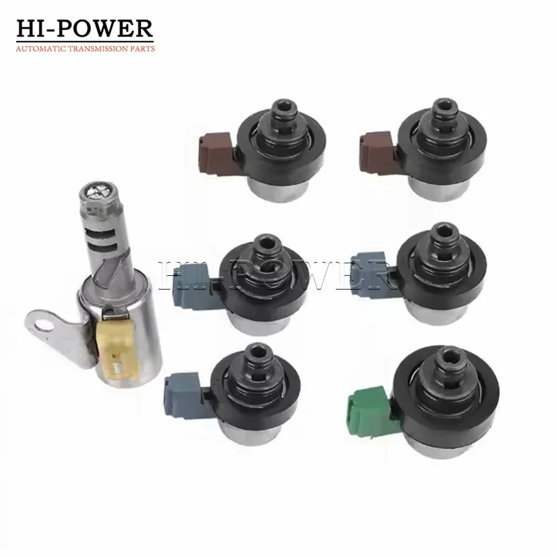 

7PCS 4EAT Automatic Transmission Shift Solenoid Kit 31705AA440 31705AA441 31705AA4419L for Subaru Forester for Outback 2001-2010