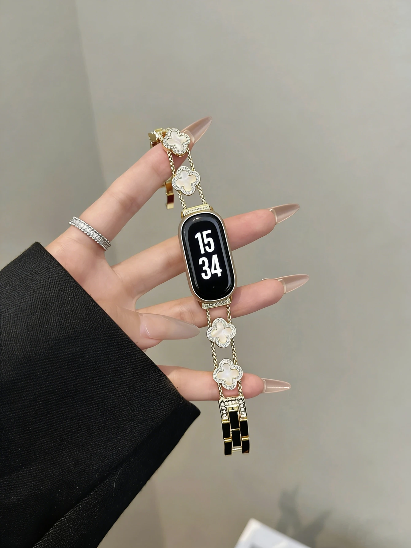 Luxuriöses Edelstahl-Armband für XIAOMi Band 10 9 8 NFC Uhr, Zubehör