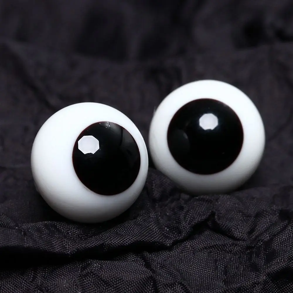 1Pair Safety Animal Toy Eyes DIY Blue Black Glass Eyes Eyeball For BJD Doll DIY Doll Making Crafts Accessories 6/8/10/12/14mm