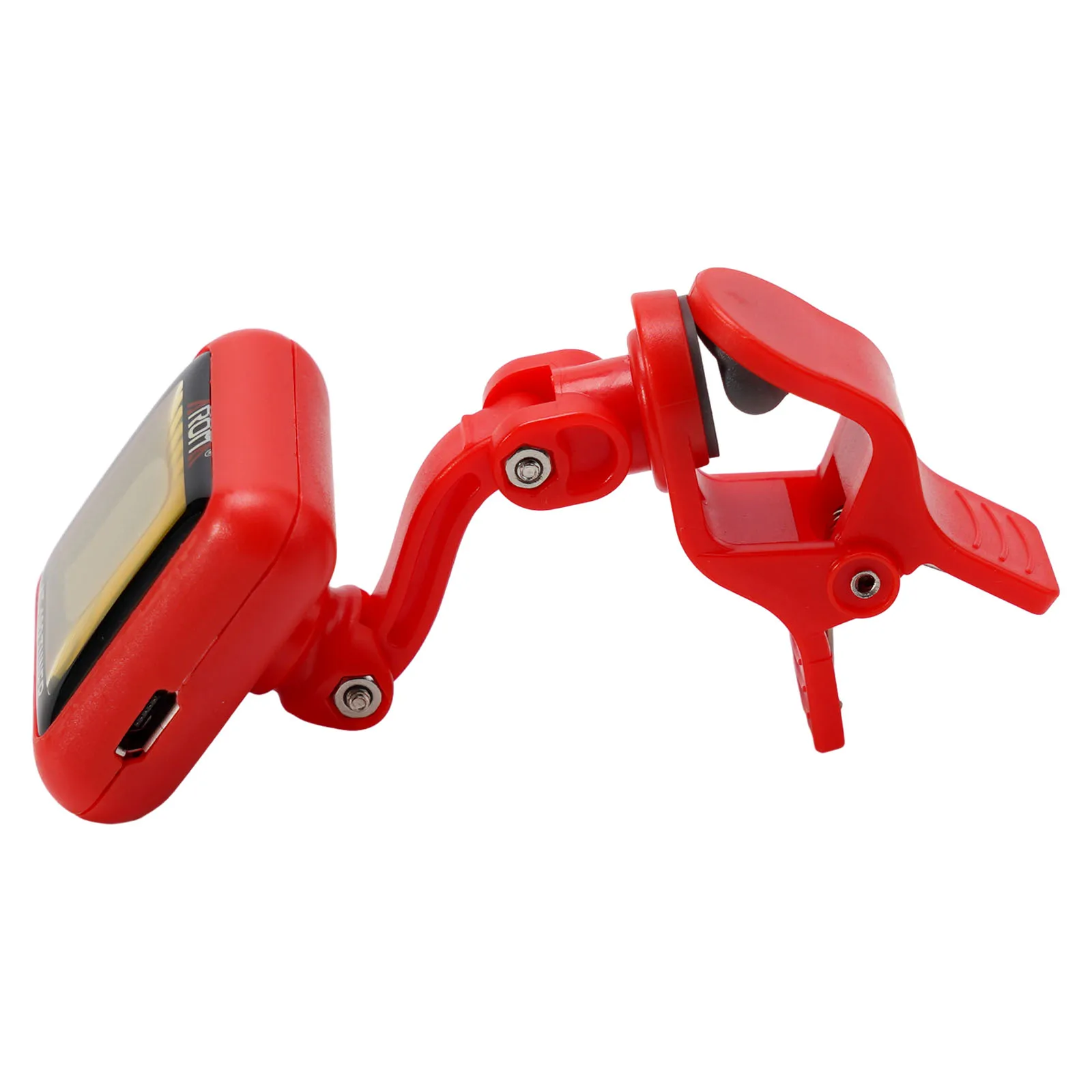 Compact Clip-On Digital Tuner Usb Data Cable Violin White Instrument Memory Function PMMA Ukulele Bass Digital
