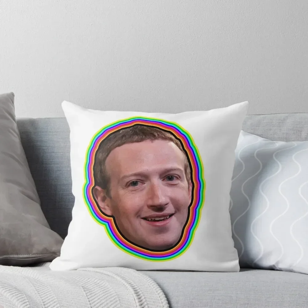 Colorful Zuckerberg Throw Pillow Custom Cushion Christmas Cushion For Home pillow