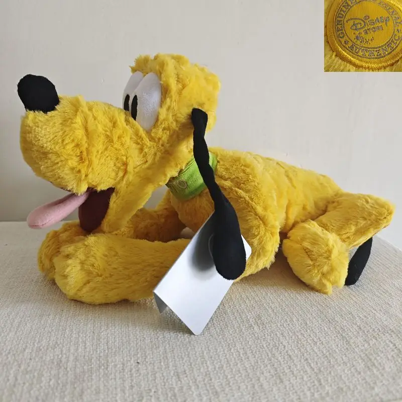

Lie prone Mickey Mouse Clubhouse Pluto Big Yellow Dog Plush Toys Boy Doll For Birthday Gift