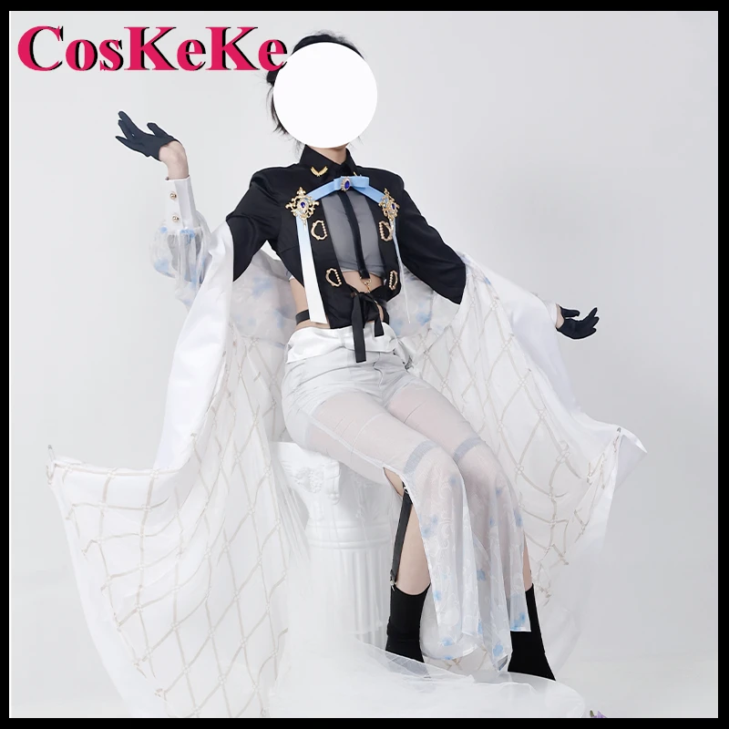 CosKeKe Edmond Cosplay Anime Game Nu: Carnival Costume Spring Day Confused Handsome Uniform Halloween Party Role Play Clothing