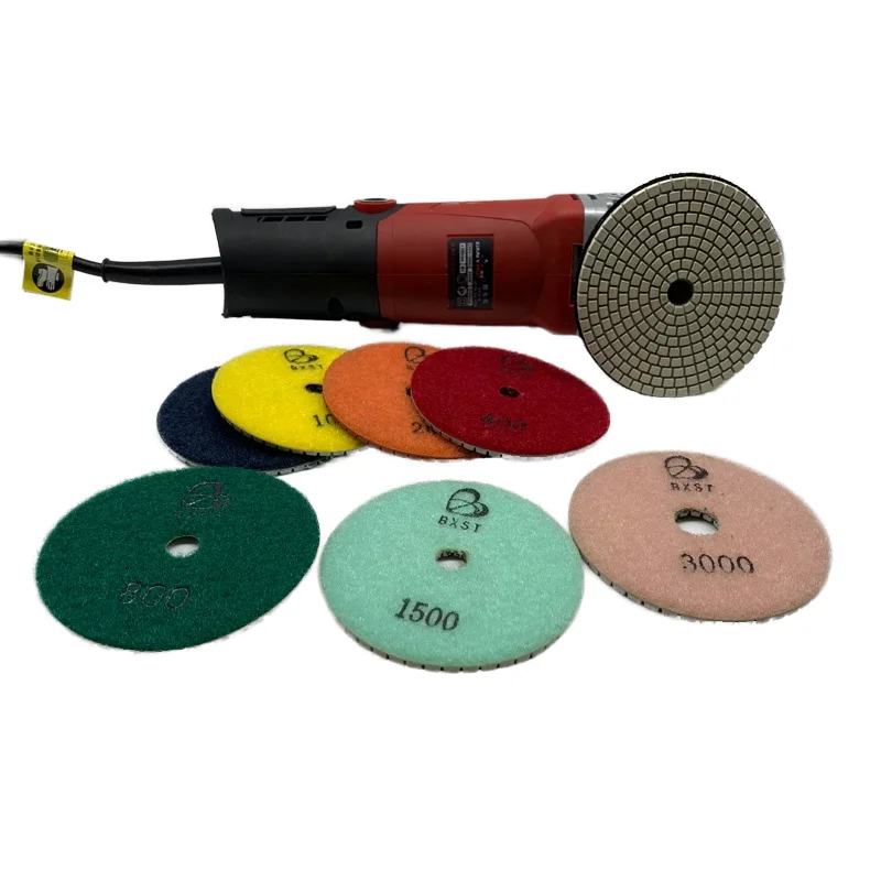 Baixin الكهربائية لتقوم بها بنفسك الصف آلة تلميع اليد متغيرة السرعة المياه الرطبة سيارة الملمع لتلميع السيارات حجر الجرانيت الرخام