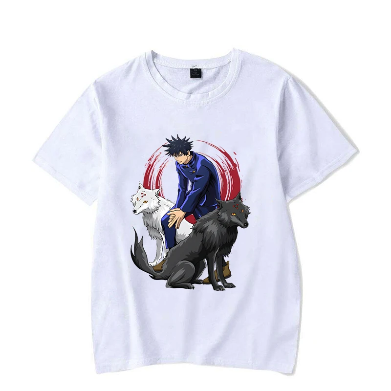 New Fushiguro Megumi Print Short Sleeve T Shirts Men Men Shirts Summer Short Sleeved Anime T-shirts Comfy Soft Shirts Loose Tops - Image 6