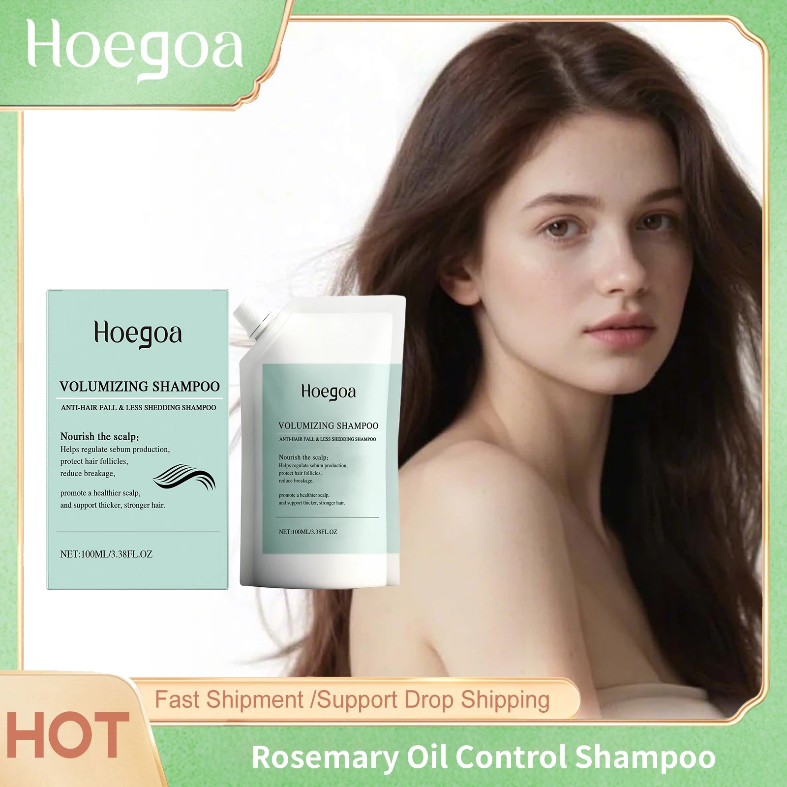 

Hoegoa Rosemary Oil Control Shampoo Deep Cleaning Improving Thickening Treatment Hair Roots Nourish Scalp Smoothing Shampoo Bar
