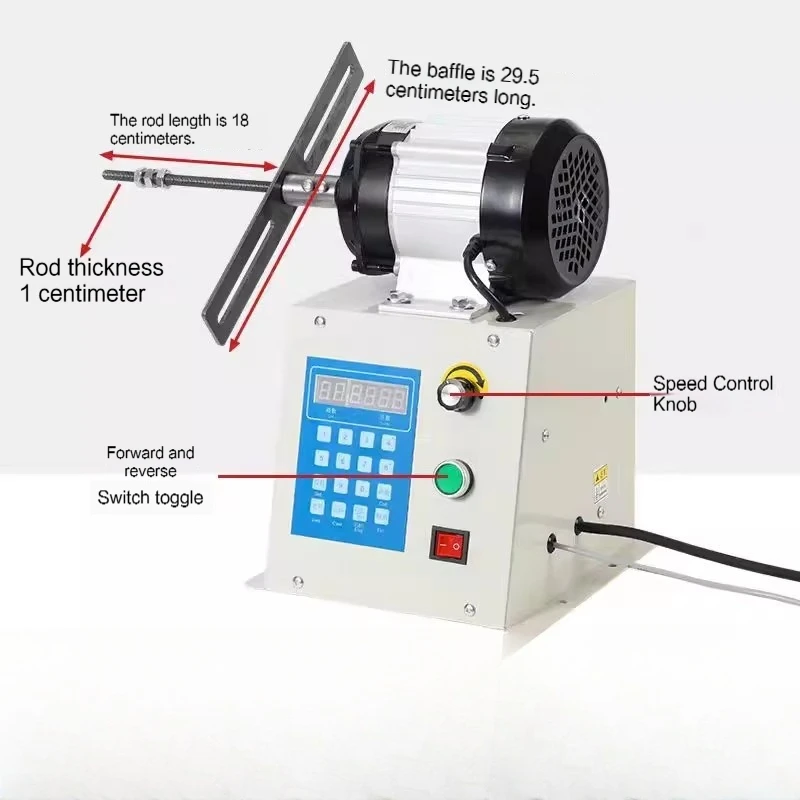 Fully Automatic CNC Programming Electric Winding Machine 650W Adjustable Speed High Torque Winding Machine Guitar Pickup Coils
