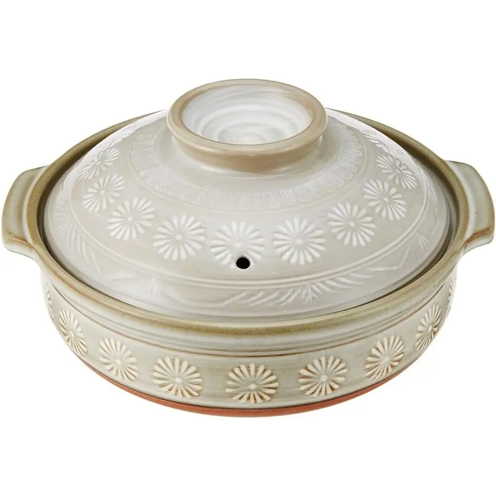 Donabe, Olla Japonesa para Hot Pot, Marca Banko, Hecha en Japón (7 go (51 l oz.))