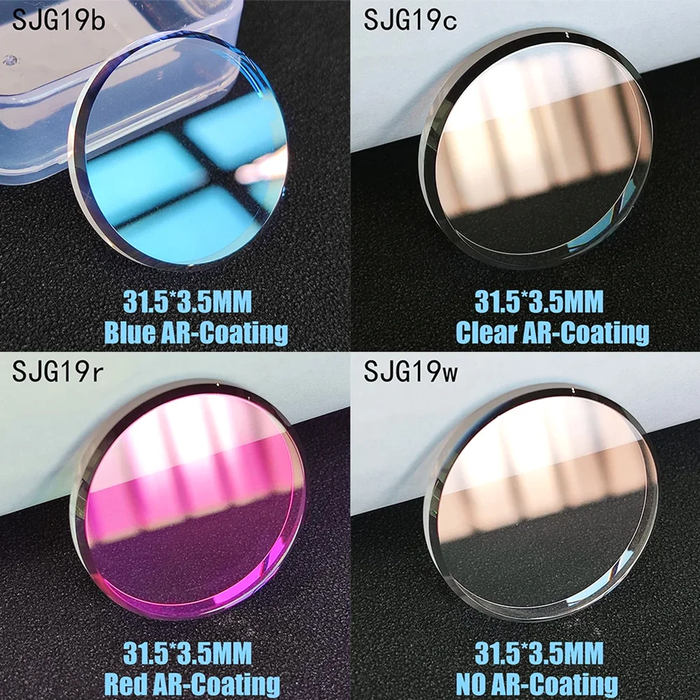 31.5mm*3.5mm Flat Sapphire Glass Large Chamfer Antireflect Coating Glass Watch Glass Watch Parts Fits SKX007 SKX009 SRPD51K1