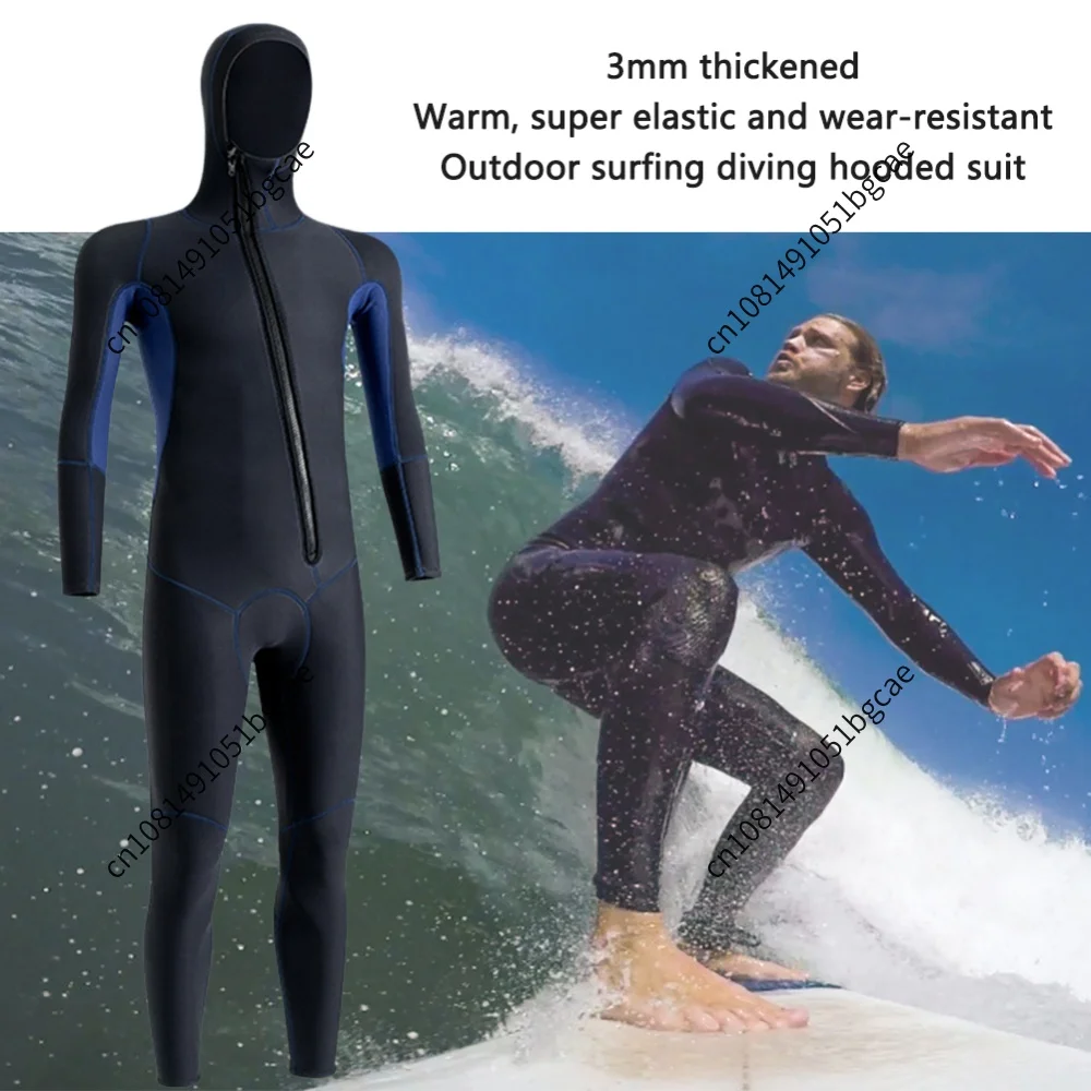 

Neoprene Diving Protection Clothes Hooded Unisex Snorkeling Surfing Swimsuit Cold Proof Elastic Anti-scratch Outdoor Accessories