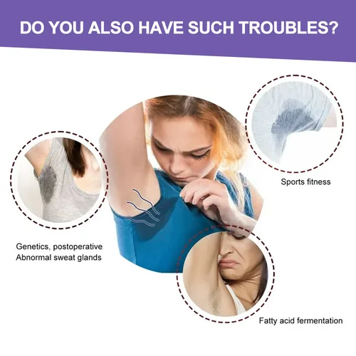 Imagen 2 del producto Crema para eliminar el olor corporal de lavanda, eliminación de sudoración de mal olor, antitranspirante refrescante, desodorante aromático duradero