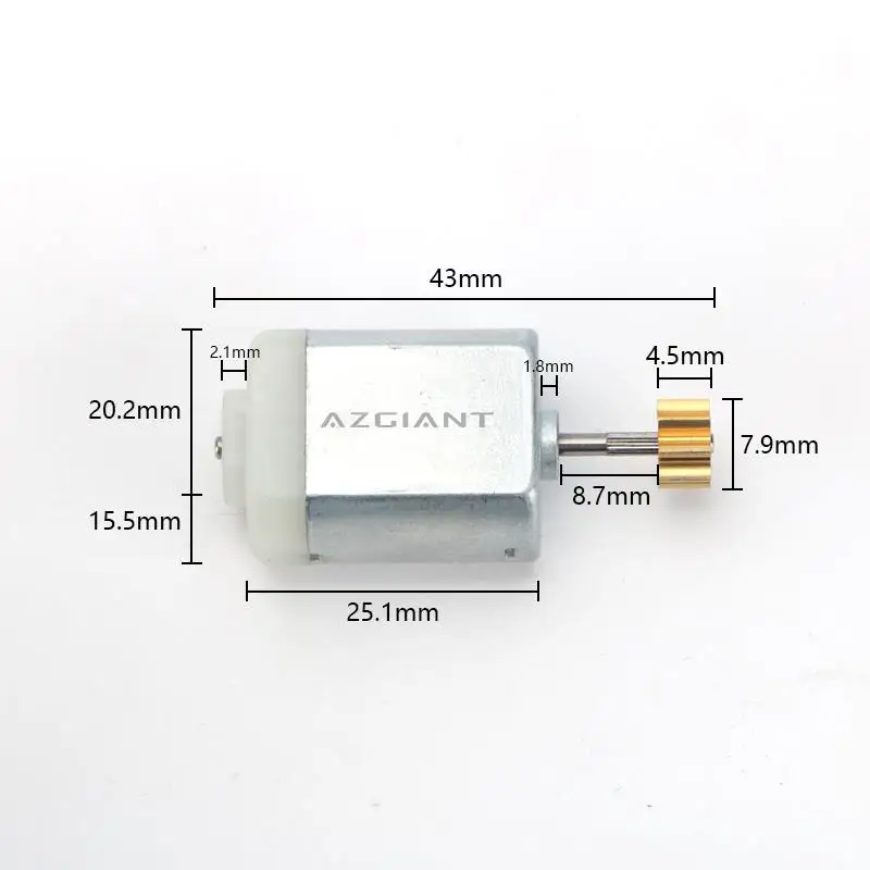 

AZGIANT 932431-101 VD768226 Car Power Door Locks actuator motor 8t for 2011-2016 HAVAL H6 12V Micro DC carbon brush CAR PART