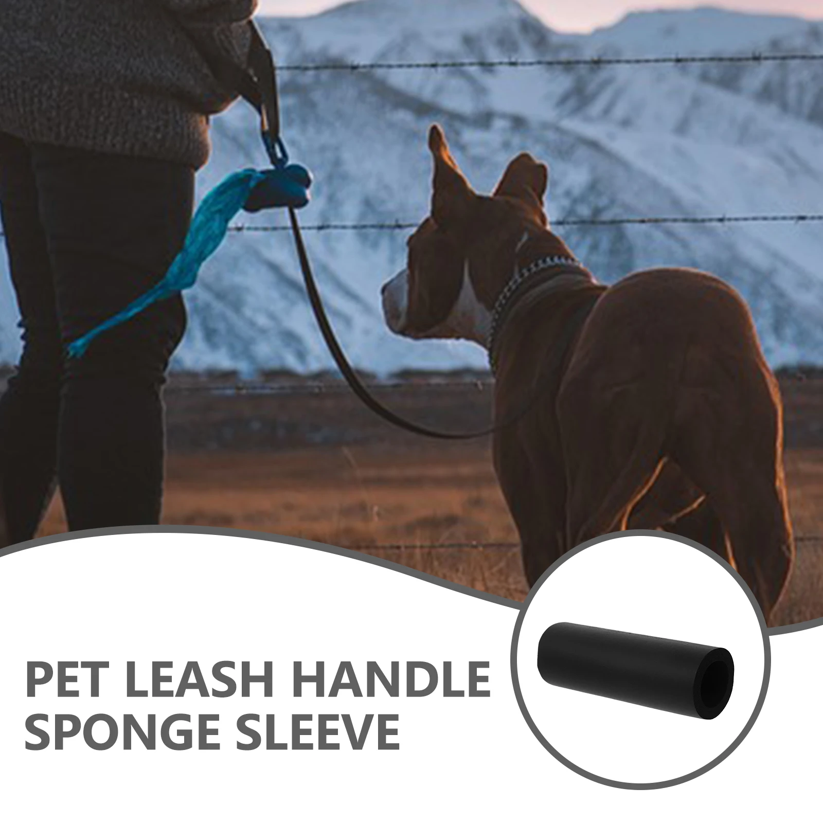 

5 Pcs Pet Rope Handle Cover Wrap Dog Leash Sponge Sleeves Handles for Grip Accessories Dogs