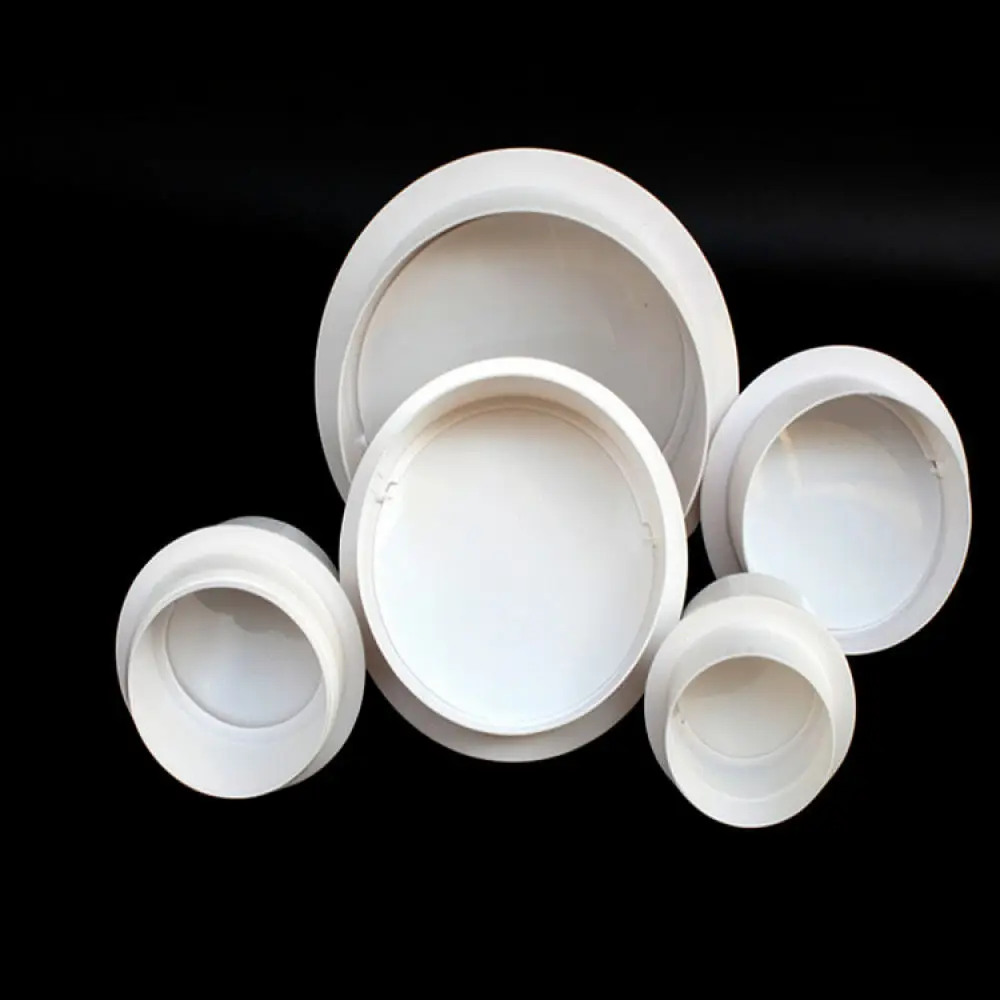 Plastic Backdraft Damper Air Vent Check Valve For Ventilation Pipe Exhaust System Inline Duct One Way Airflow Flap