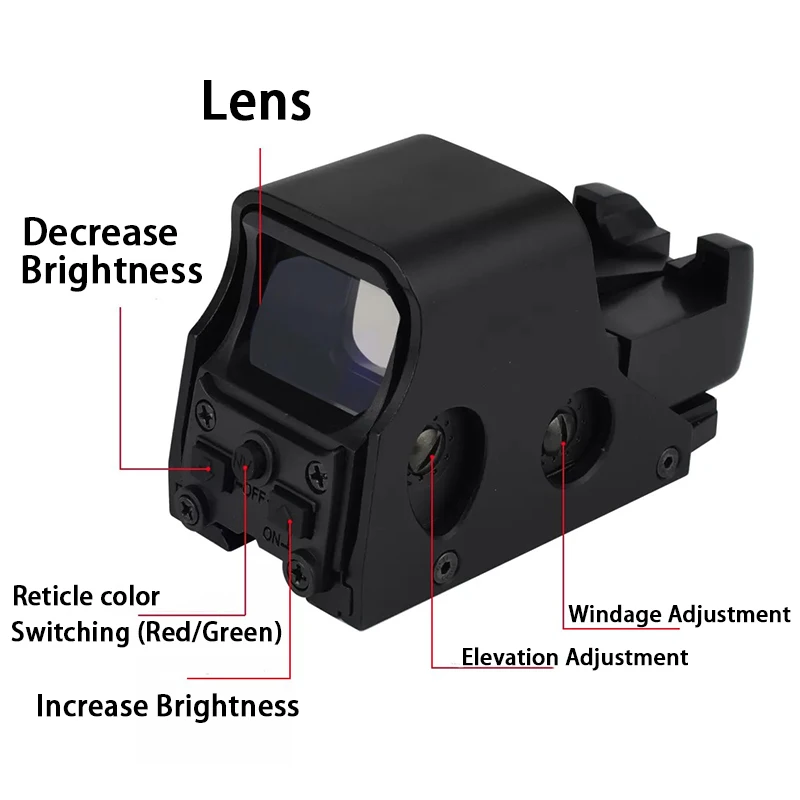 Optical Glass Focus  Lens Hiking Travel Portable