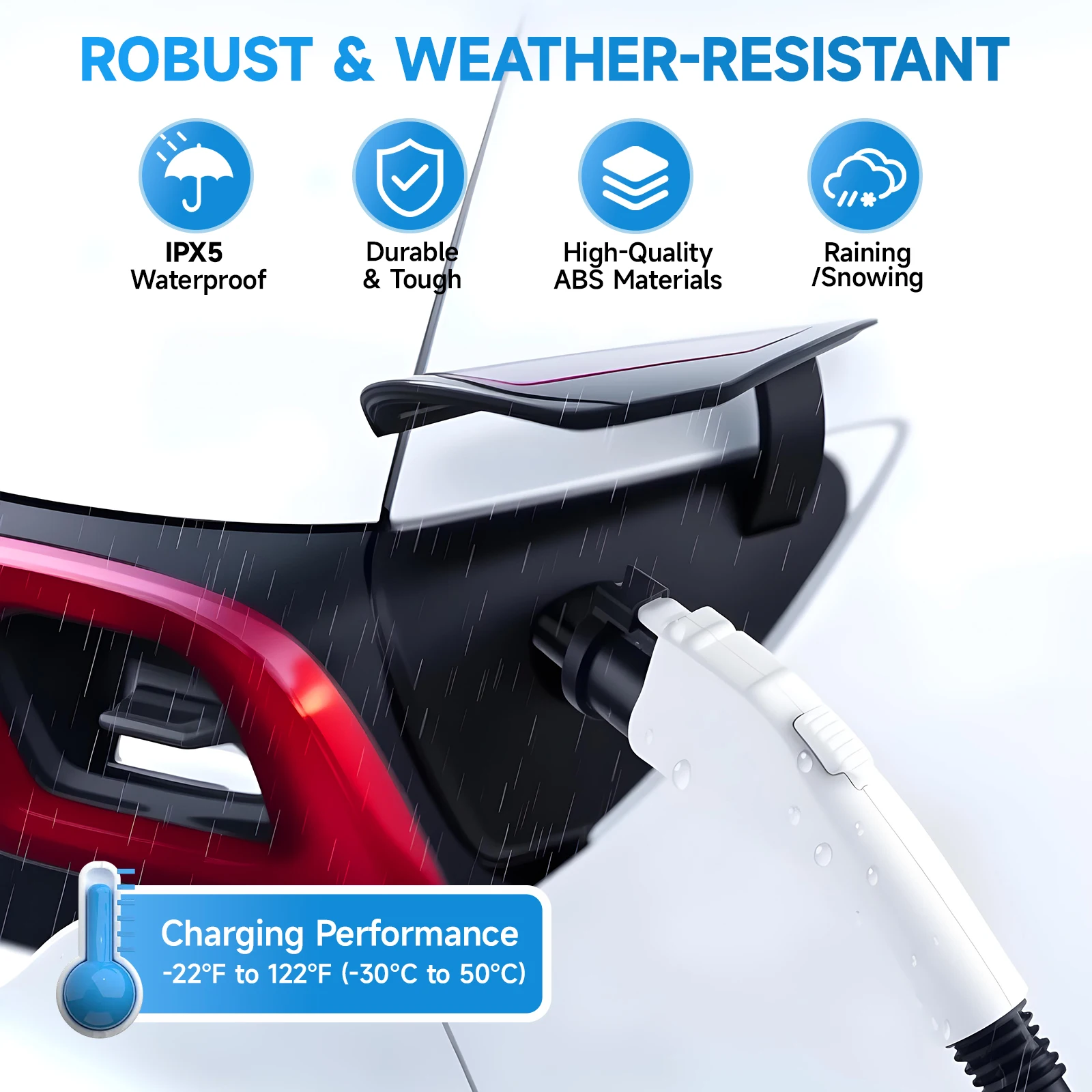 لنموذج 3 /S/Y/X مركبة كهربية سيارات شحن محولات EV محول Type1 J1772 إلى تسلا EV مهايئ شاحن مزلاج #6