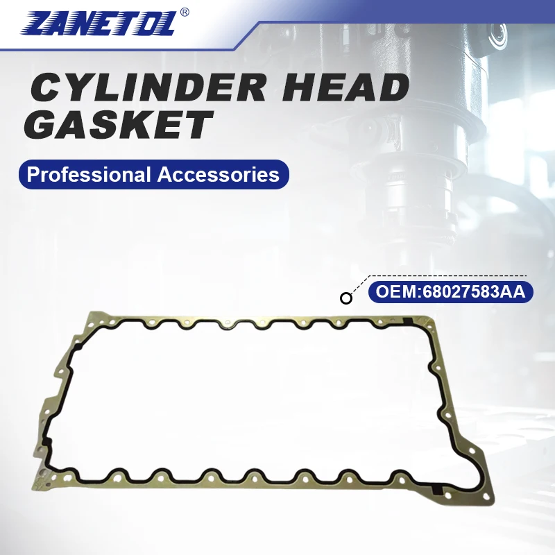 Junta de cárter de aceite ZANETOL para CHEVROLET COLORADO 2016 ~ 2018 para GMC SAVANA 2500 2017 ~ 2019 para GMC CANYON 2016 ~ 2018 68027583 AA 137771