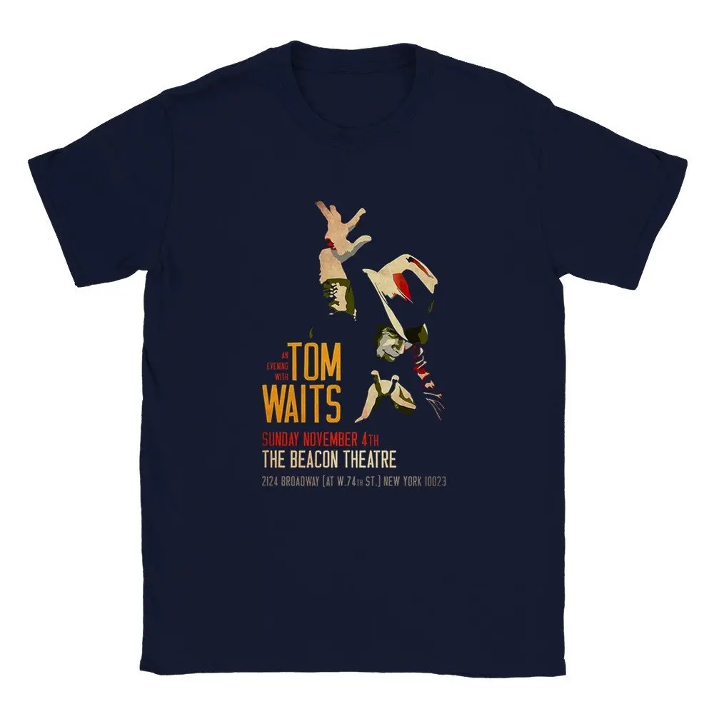 Tom Waits at The Beacon Theatre T Shirt Vintage Tribute to a Legendary Concert Best Blues Legends