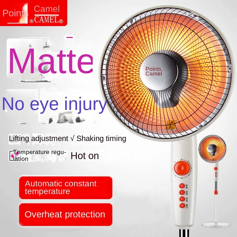 سخان الجمل المنزلي صغير سخان كهربائي شمسي سرعة رفع الغاز مروحة تدفئة كهروحرارية أرضية تهتز الرأس تحميص