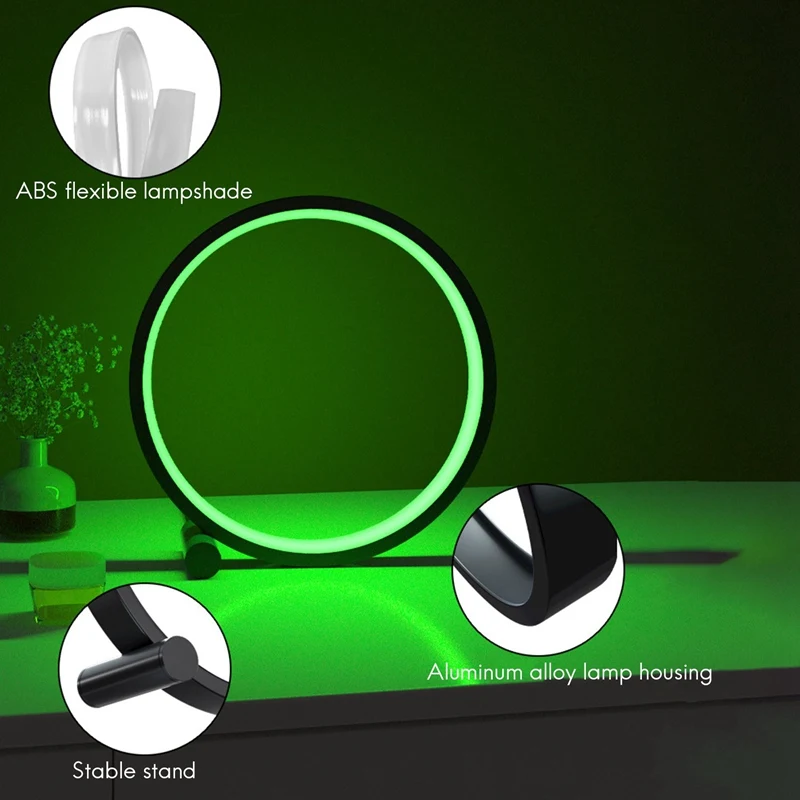 Promotion! Smart RGB Night Light Colorful LED Light Photography Lighting Voice Control APP 360° Ring Pickup Live Light Fill