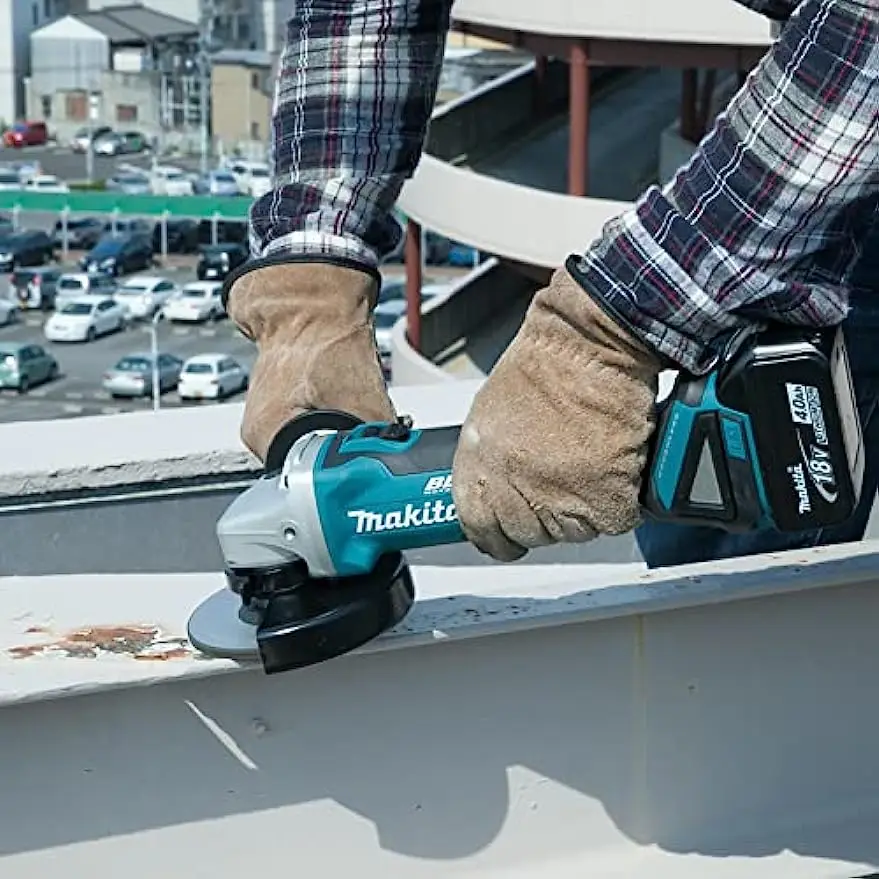 Makita DGA504 Angle Grinder With Lithium Battery Brushless Cordless 18V Lithium Battery 125mm Cut-Off Grinder Cutting Machine