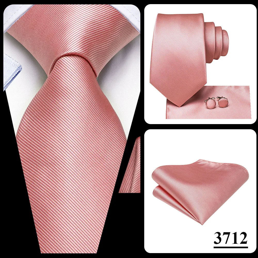 Herrenmode Einfarbiges Grün-Blaues Krawatten-, Taschentuch- und Manschettenknopf-Set für Smoking-Accessoires Klassische Luxus-Seidenkrawatte als Geschenk für Männer – Detail 14