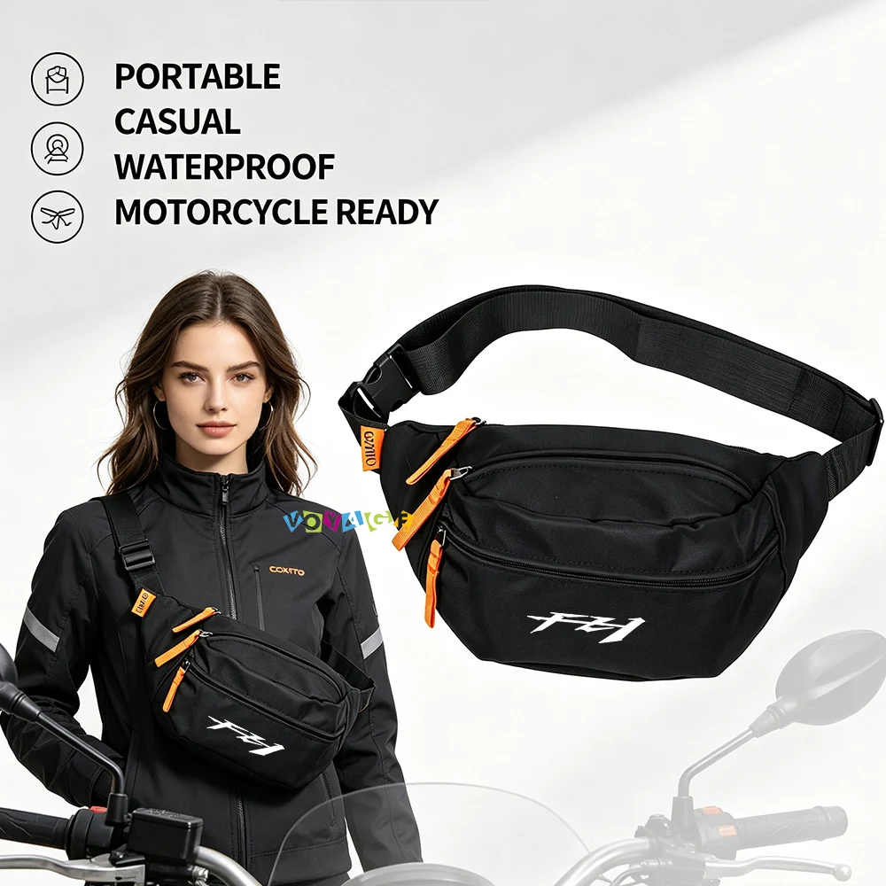 New Arrival Unisex Fanny Pack Motorcycle Commuting Waterproof Storage For YAMAHA FZ1 FAZER FZ-1 Waist Bag Accessories All Season