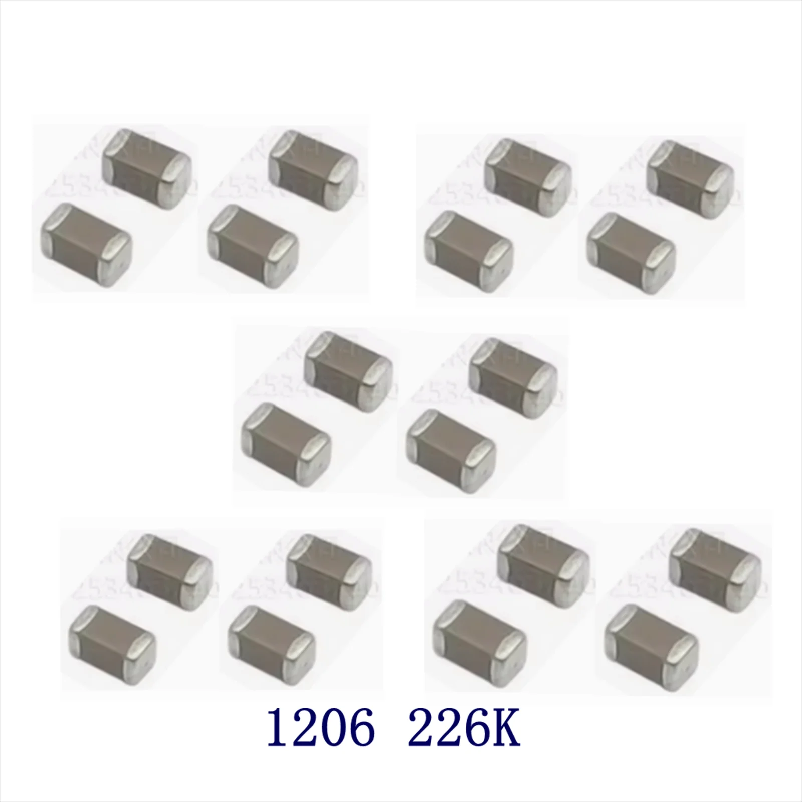 1206 SMD Capacitors 22UF 25V 226K 10% Ceramic Chip Capacitors Kit for TV Laptop Printer Electronic Toy Fixing Supply