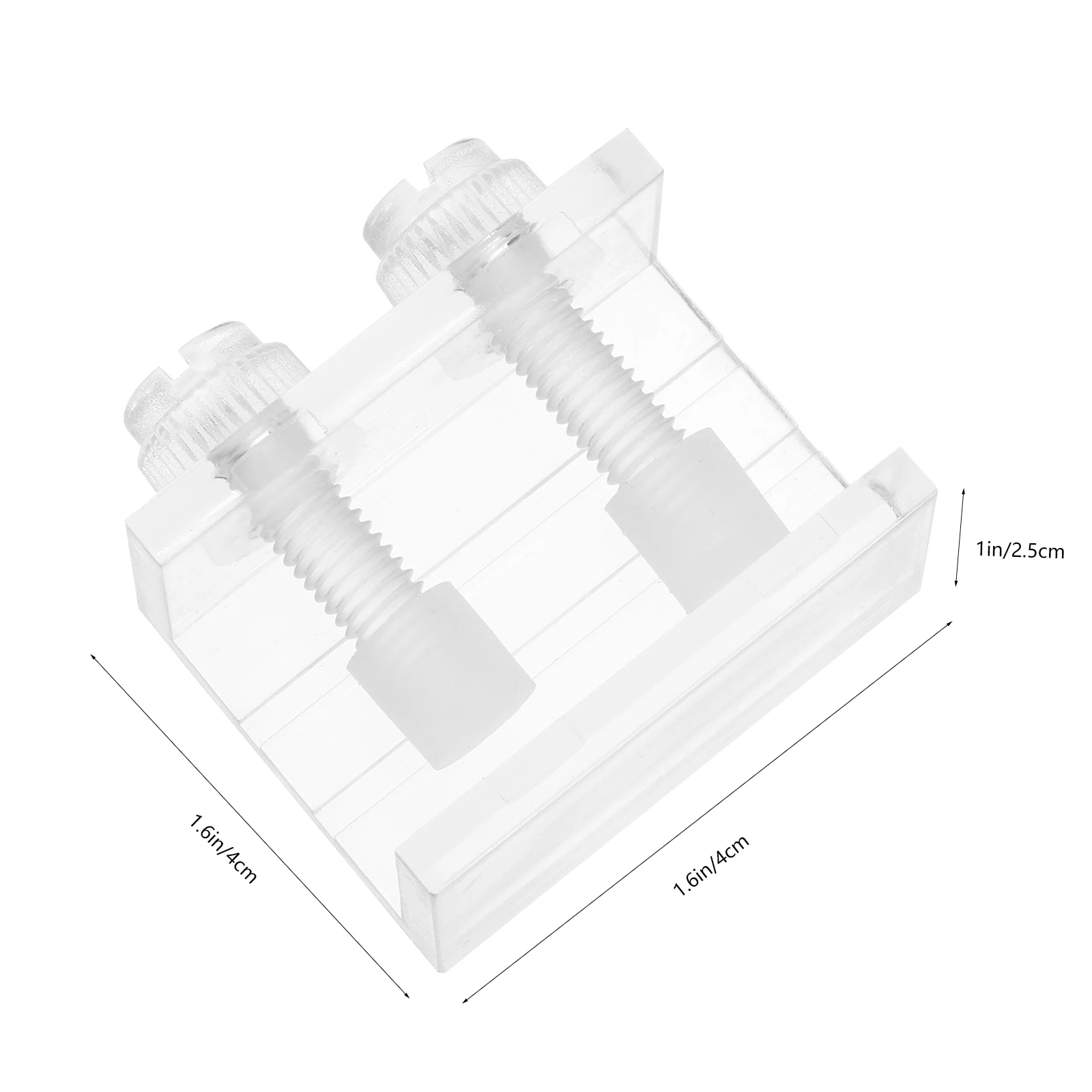 

2Pcs Acrylic Clips for Fish Tank Background Easy Disassemble Aquarium Wall Accessories Decor Clamps Pet Supplies