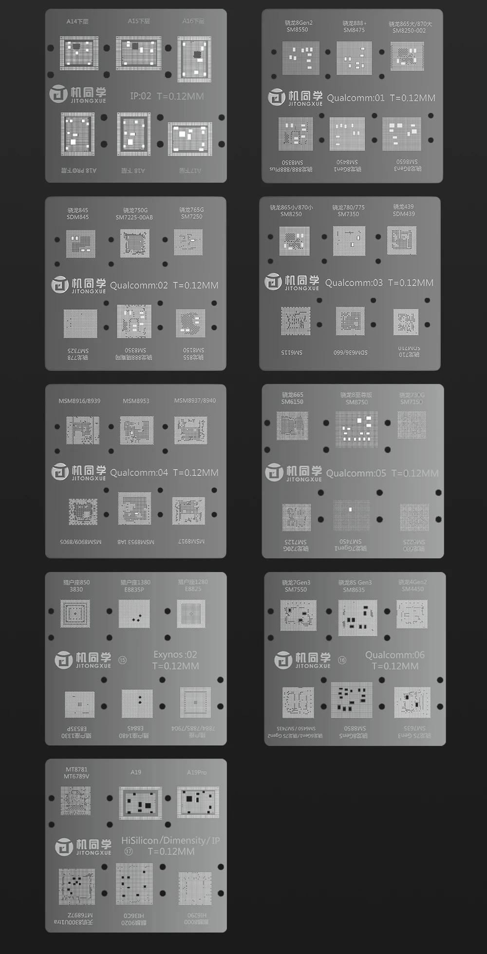 JTX T4 MAX Zwei-in-Eins-Kleberentfernungs- und Reballing-Vorrichtung für Handy-CPU, EMMC, RAM, BGA-Chip-Reballing-Reparaturwerkzeuge – Detail 11
