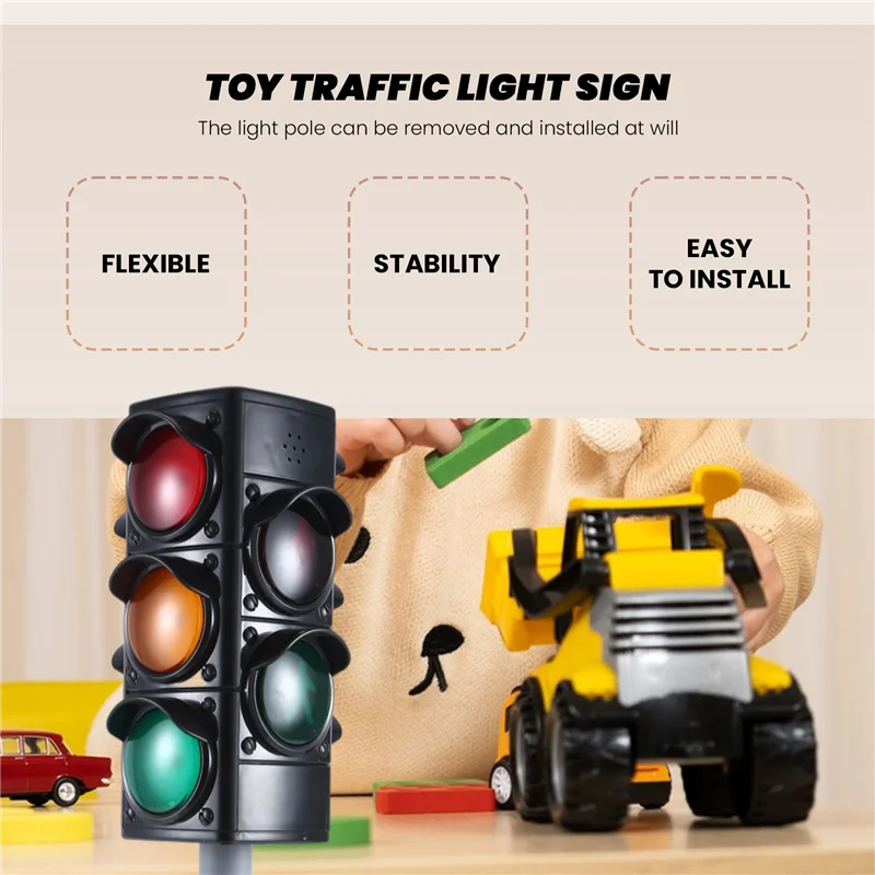 B24B Kindergarten Simulation Traffic Lights Cognitive Safety Crossing The Road Traffic Signal Lights Children Early Education Ed