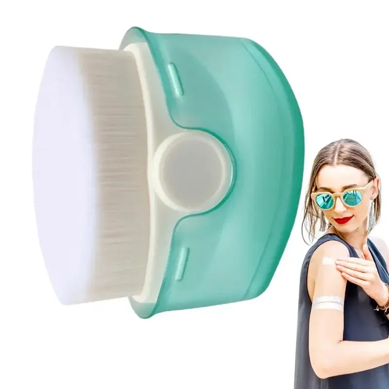 Zonnebrandcrème Applicator Sunblock Buddy Brush met beschermende doppen Sun Lotion Applicator Bruiningscrème Make-upborstel Cadeau voor kinderen