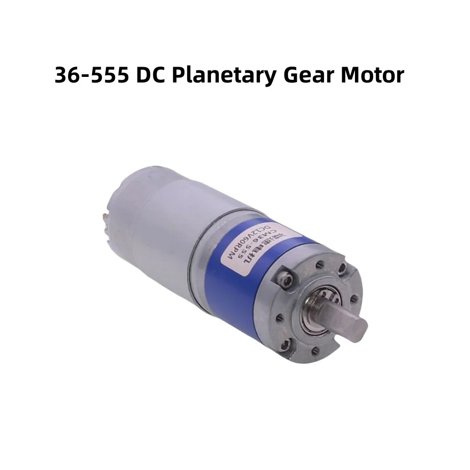 

12V24V 36-555 DC Planetary Gear Motor High-power Large Torque All-Metal Gear Electric Robot Smart Home Appliances Toy DIY Model