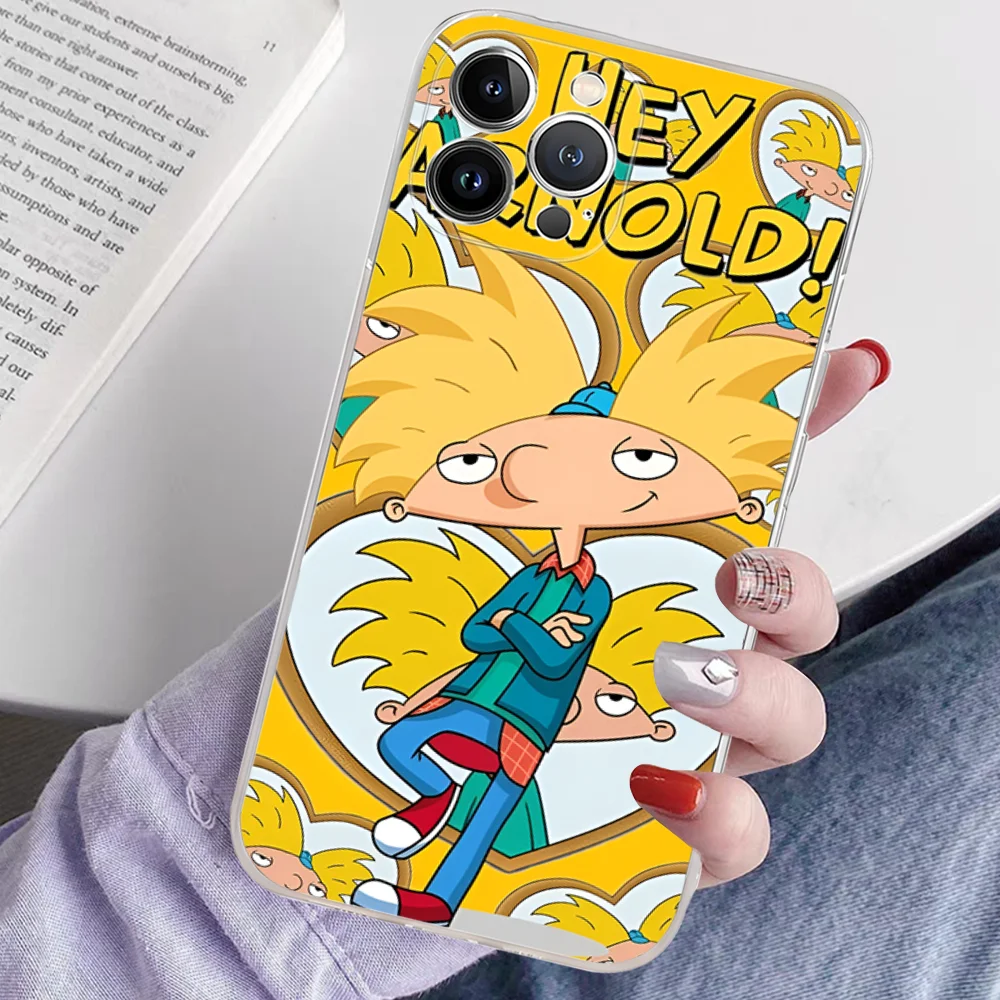 Hey Arnold Helga Cute Phone Case Silicone Soft for iphone 15 14 13 12 11 Pro Mini XS MAX 8 7 6 Plus X XS XR Cover