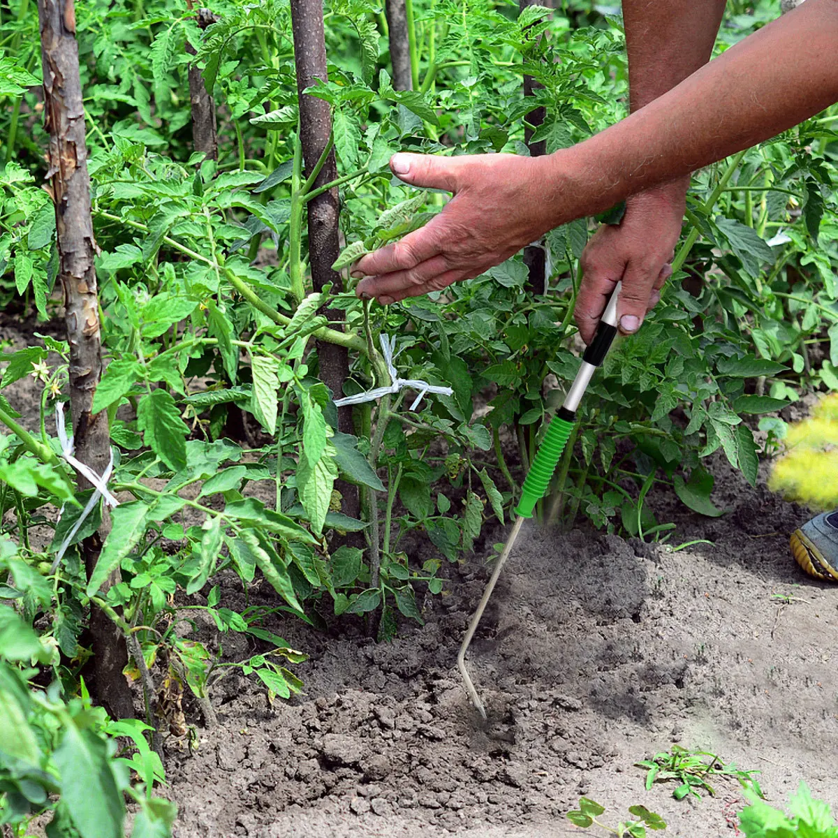 

1pc Manual Weeding Tool Long Handle Manual Weeder Garden Weeder For Cracks Root Remover Shovel Stretchable Silver