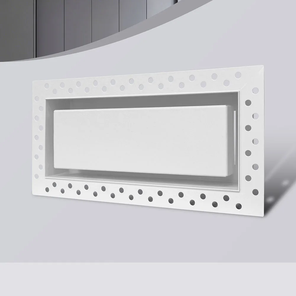 Drywall Vent Cover Flush Wall Vent Paintable, Mud-ready Flange Optimized Airflow Performance Cover Air Vent For Drywall Vents