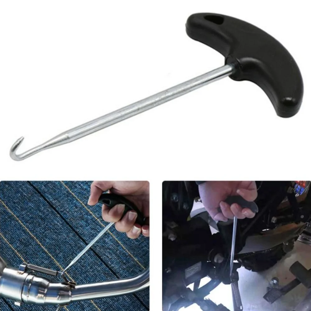 

Universal Motorcycle Exhaust Pipe Spring Hook Save Effort Handheld T Shaped Puller Multi-purpose Durable Brake Drum Spring Hook